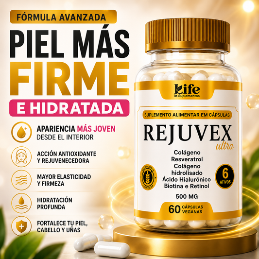 REJUVEX Ultra suplemento alimenticio en cápsulas